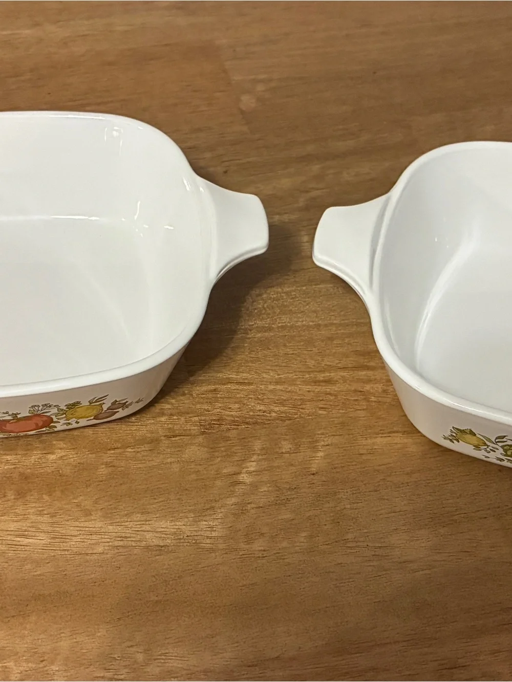 2 Corning Ware Spice of Life Petite Casserole Dish, Corning Ware Wildflower